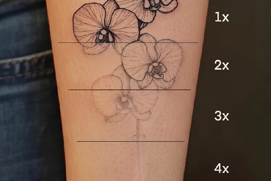 Q-switched laser tattoo removal procedure at Skin Kouture